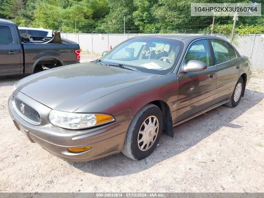 2003 Buick Lesabre Custom VIN: 1G4HP52KX3U260764 Lot: 39832614