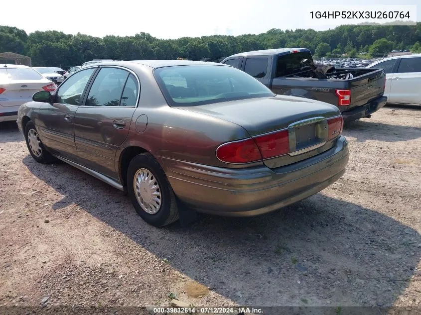 2003 Buick Lesabre Custom VIN: 1G4HP52KX3U260764 Lot: 39832614