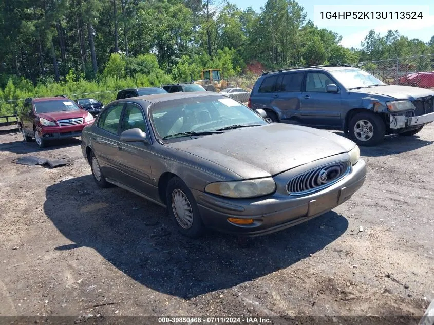 2003 Buick Lesabre Custom VIN: 1G4HP52K13U113524 Lot: 39850468