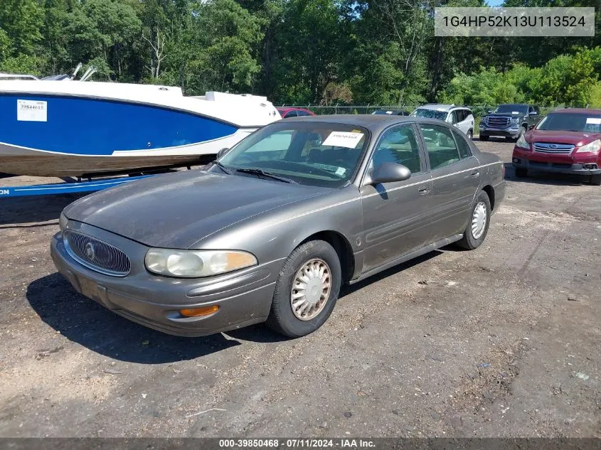 2003 Buick Lesabre Custom VIN: 1G4HP52K13U113524 Lot: 39850468