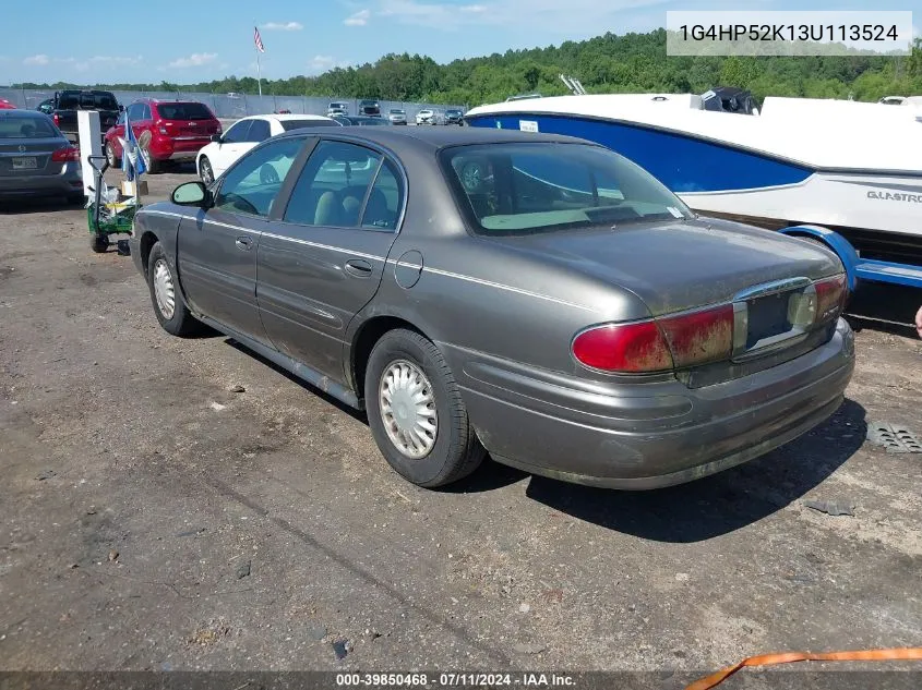 2003 Buick Lesabre Custom VIN: 1G4HP52K13U113524 Lot: 39850468