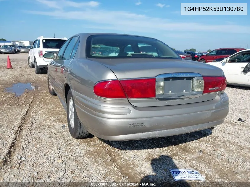 2003 Buick Lesabre Custom VIN: 1G4HP52K53U130780 Lot: 39873892