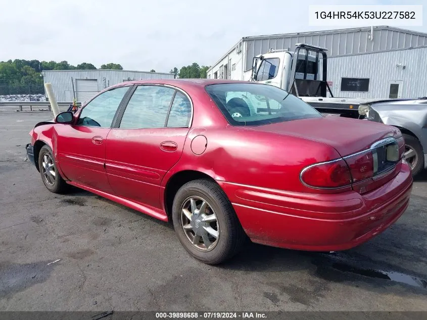 2003 Buick Lesabre Limited VIN: 1G4HR54K53U227582 Lot: 39898658