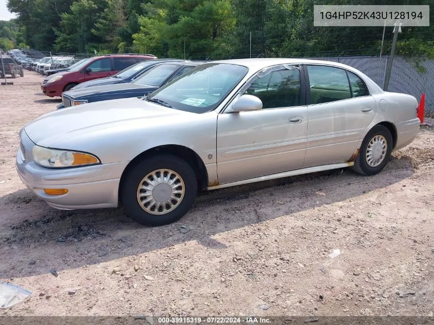 2003 Buick Lesabre Custom VIN: 1G4HP52K43U128194 Lot: 39915319