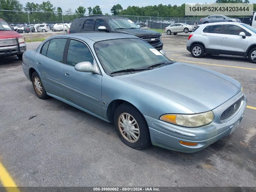 2003 Buick Lesabre Custom VIN: 1G4HP52K434203444 Lot: 39980662