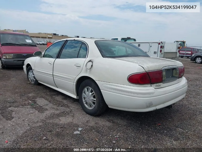 2003 Buick Lesabre Custom VIN: 1G4HP52K534199047 Lot: 39981572