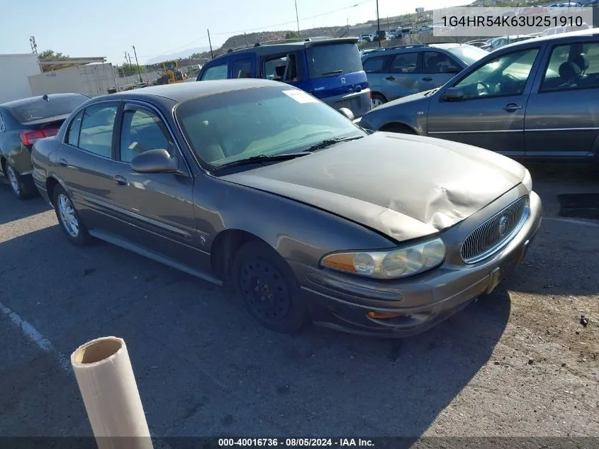 2003 Buick Lesabre Limited VIN: 1G4HR54K63U251910 Lot: 40016736