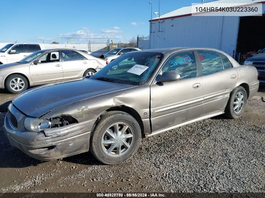 2003 Buick Lesabre Limited VIN: 1G4HR54K03U223360 Lot: 40127770