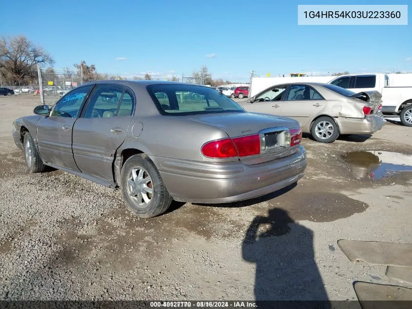 1G4HR54K03U223360 2003 Buick Lesabre Limited