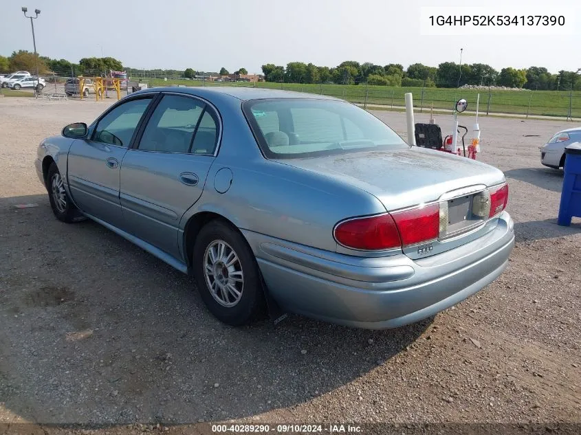 2003 Buick Lesabre Custom VIN: 1G4HP52K534137390 Lot: 40289290