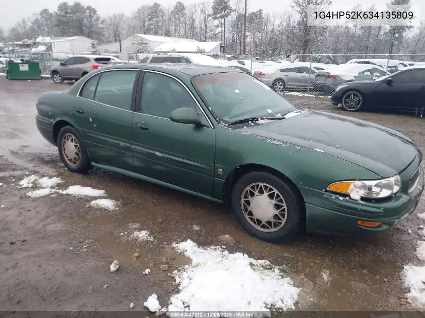 1G4HP52K634135809 2003 Buick Lesabre Custom