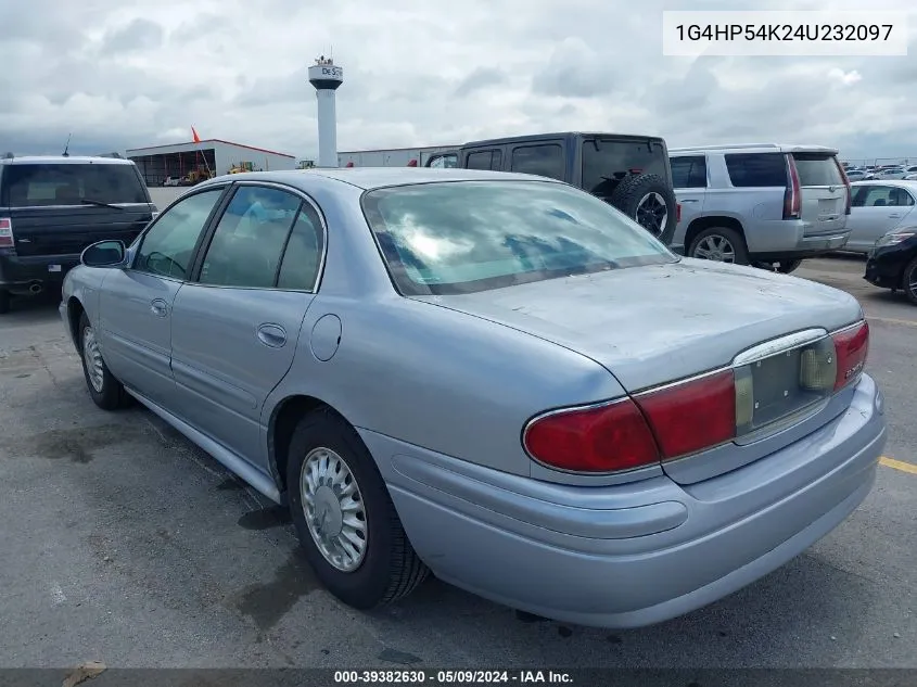 2004 Buick Lesabre Custom VIN: 1G4HP54K24U232097 Lot: 39382630