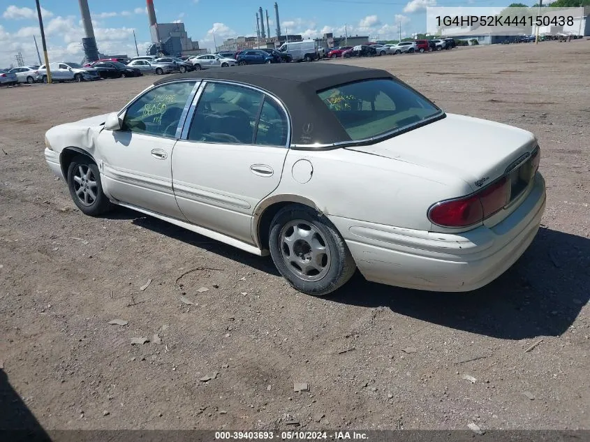 2004 Buick Lesabre Custom VIN: 1G4HP52K444150438 Lot: 39403693