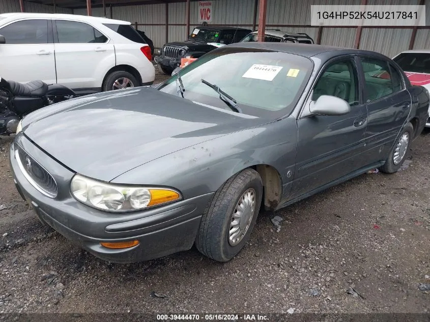 2004 Buick Lesabre Custom VIN: 1G4HP52K54U217841 Lot: 39444470