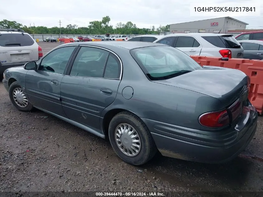 2004 Buick Lesabre Custom VIN: 1G4HP52K54U217841 Lot: 39444470