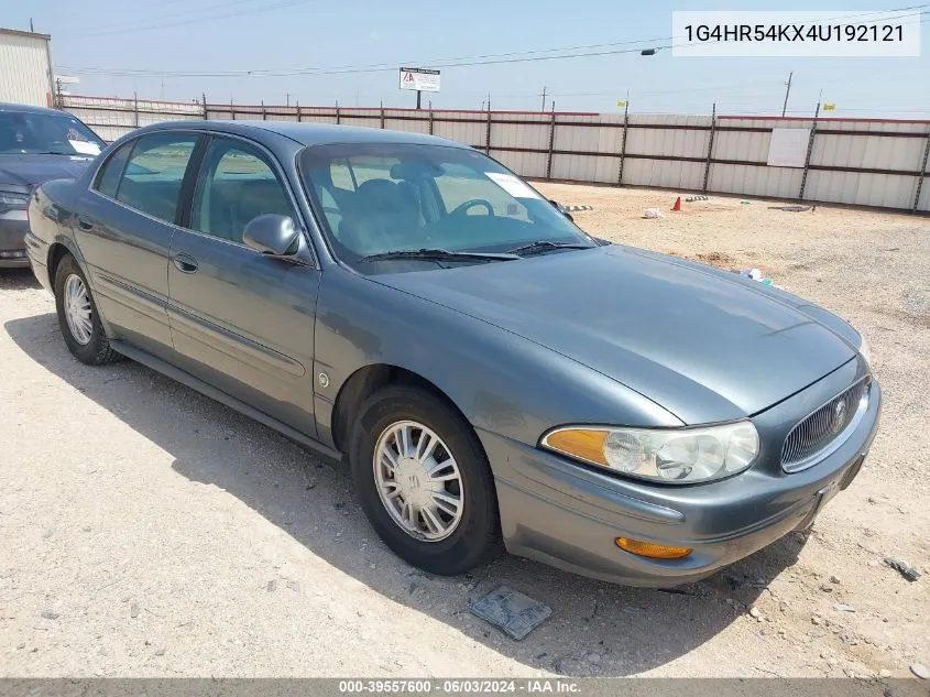 2004 Buick Lesabre Limited VIN: 1G4HR54KX4U192121 Lot: 39557600