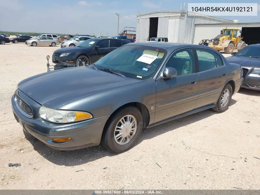 2004 Buick Lesabre Limited VIN: 1G4HR54KX4U192121 Lot: 39557600