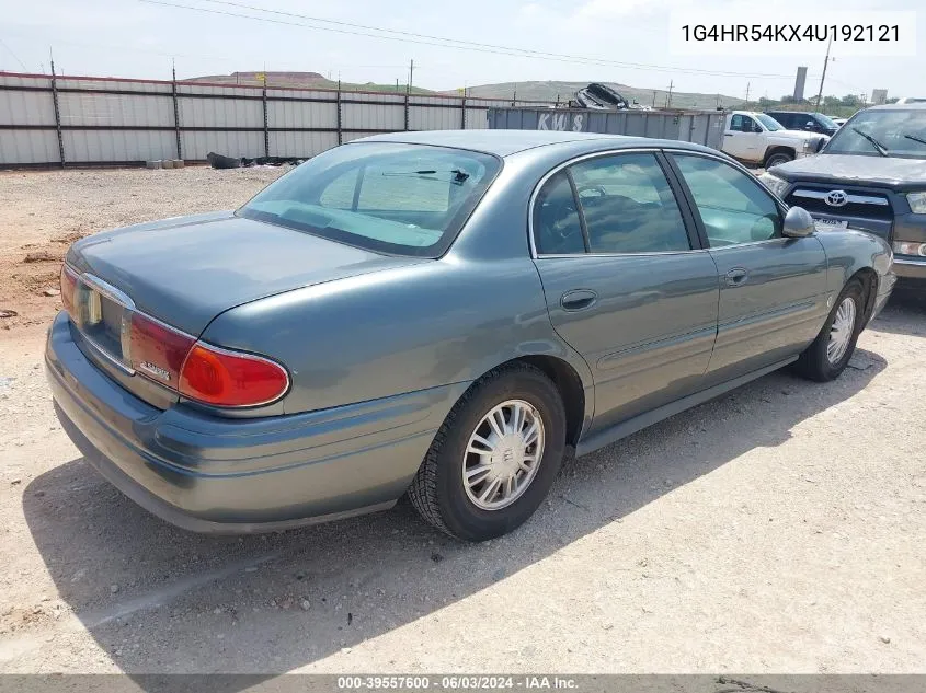 2004 Buick Lesabre Limited VIN: 1G4HR54KX4U192121 Lot: 39557600