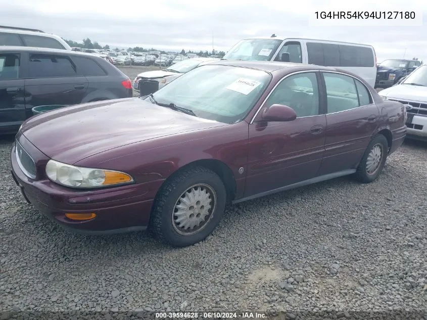 2004 Buick Lesabre Limited VIN: 1G4HR54K94U127180 Lot: 39594628