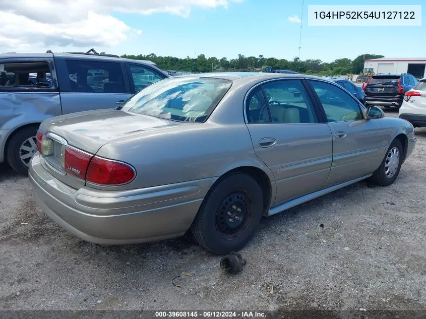 2004 Buick Lesabre Custom VIN: 1G4HP52K54U127122 Lot: 39608145