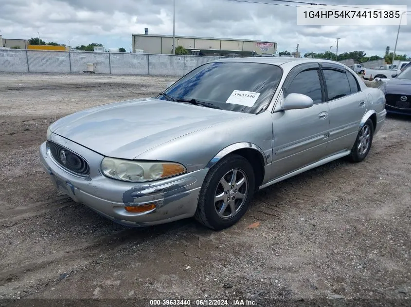 2004 Buick Lesabre Custom VIN: 1G4HP54K744151385 Lot: 39633440