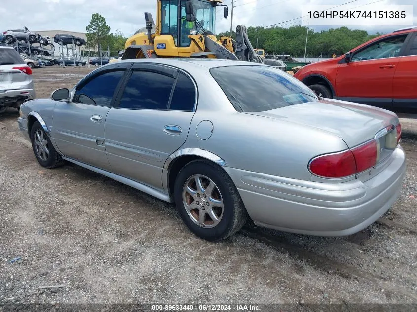 2004 Buick Lesabre Custom VIN: 1G4HP54K744151385 Lot: 39633440