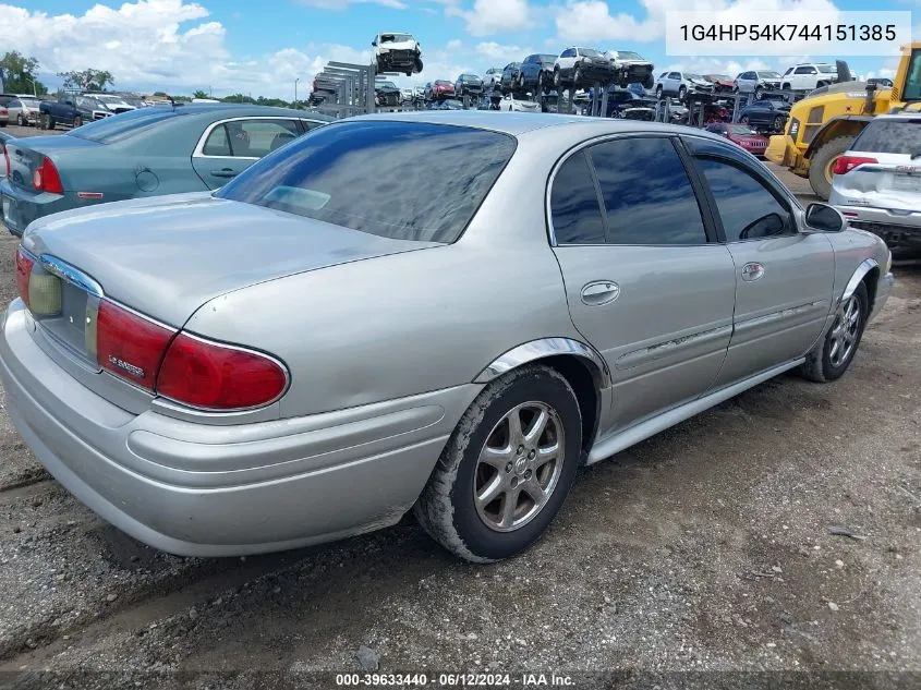 2004 Buick Lesabre Custom VIN: 1G4HP54K744151385 Lot: 39633440