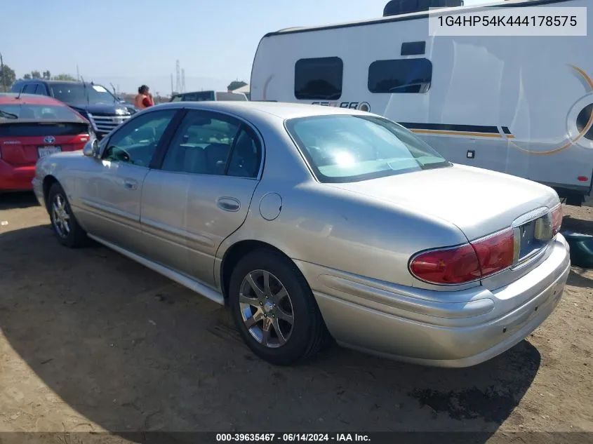 2004 Buick Lesabre Custom VIN: 1G4HP54K444178575 Lot: 39635467