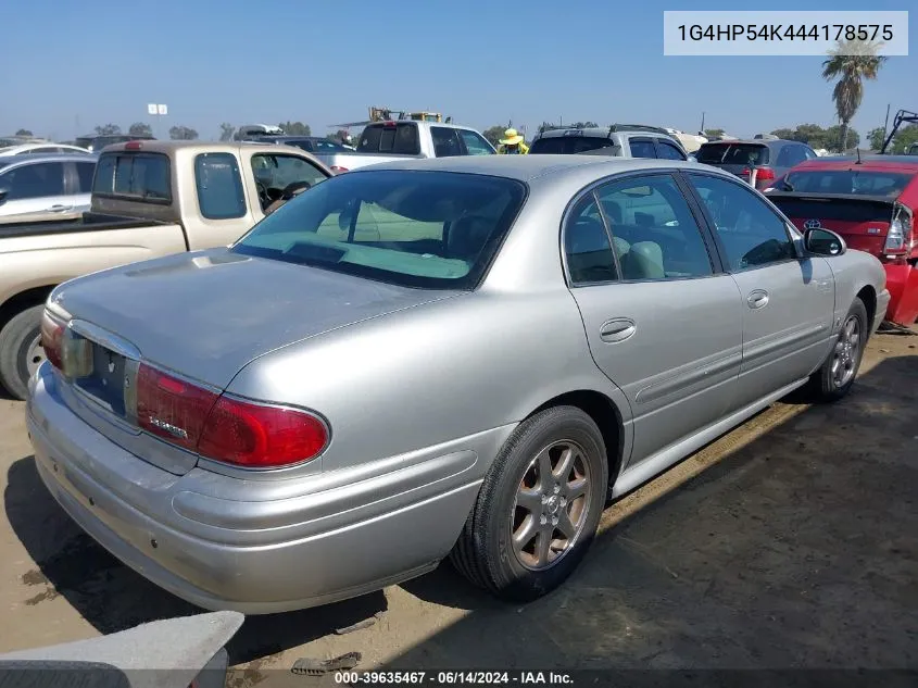 2004 Buick Lesabre Custom VIN: 1G4HP54K444178575 Lot: 39635467