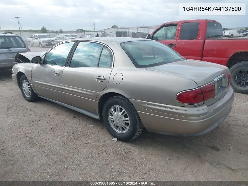 2004 Buick Lesabre Limited VIN: 1G4HR54K744137500 Lot: 39661685