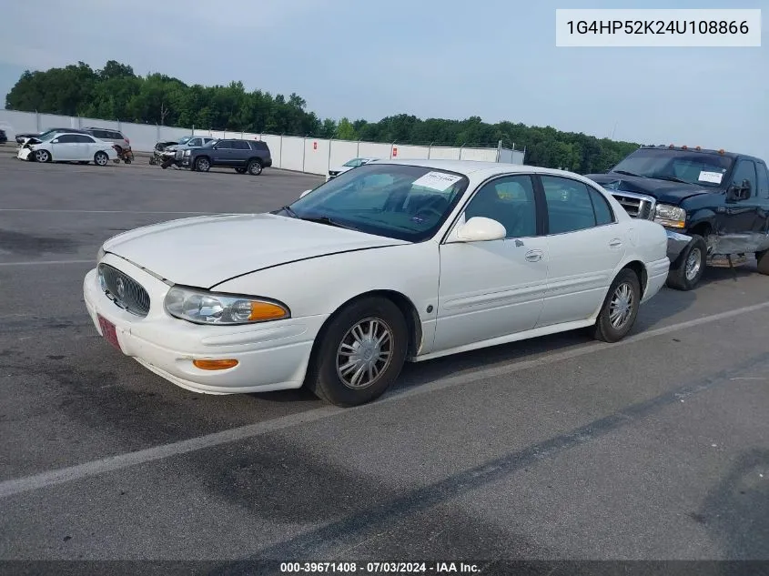 2004 Buick Lesabre Custom VIN: 1G4HP52K24U108866 Lot: 39671408