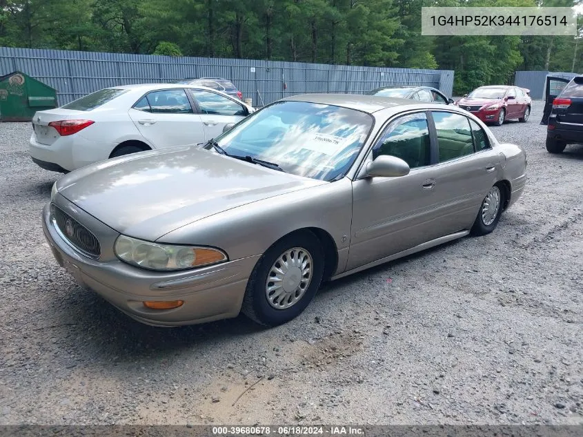 2004 Buick Lesabre Custom VIN: 1G4HP52K344176514 Lot: 39680678