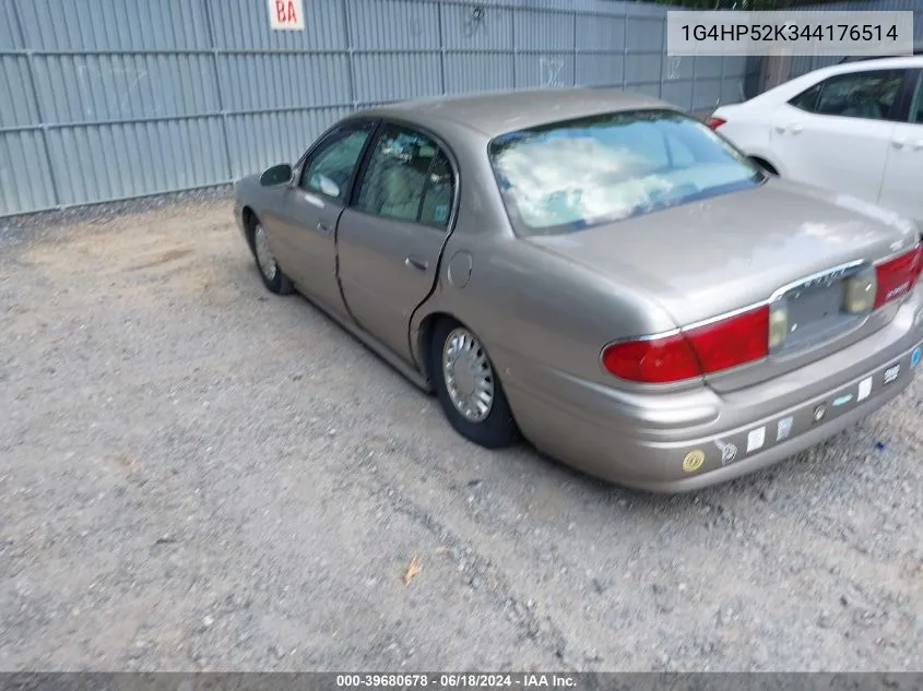 2004 Buick Lesabre Custom VIN: 1G4HP52K344176514 Lot: 39680678