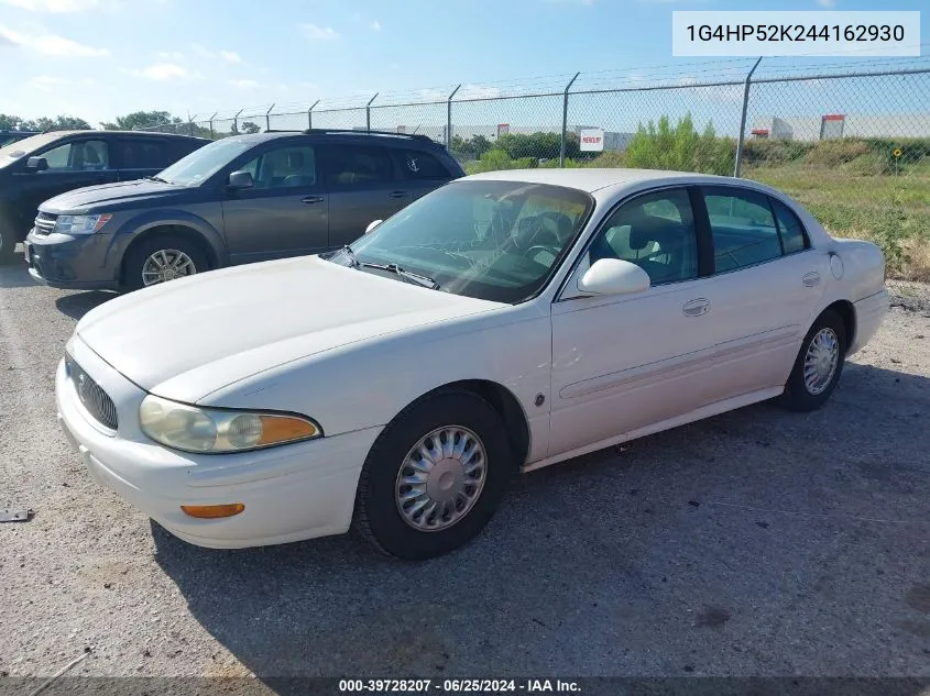 2004 Buick Lesabre Custom VIN: 1G4HP52K244162930 Lot: 39728207