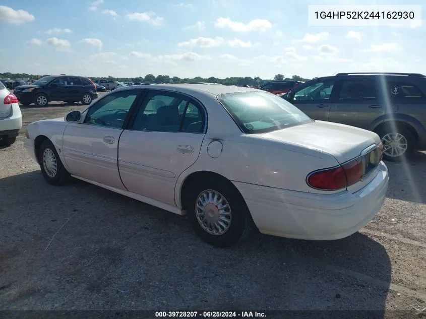 2004 Buick Lesabre Custom VIN: 1G4HP52K244162930 Lot: 39728207