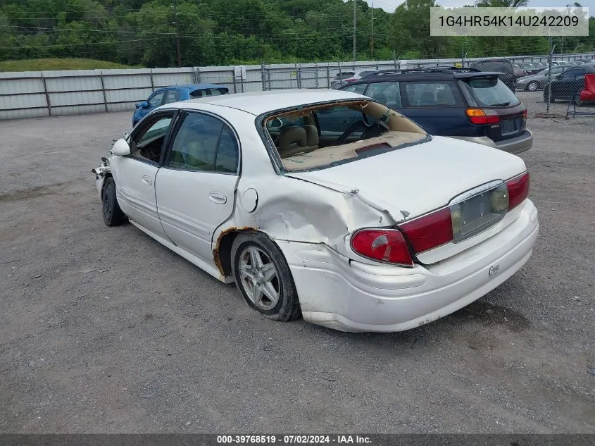 2004 Buick Lesabre Limited VIN: 1G4HR54K14U242209 Lot: 39768519