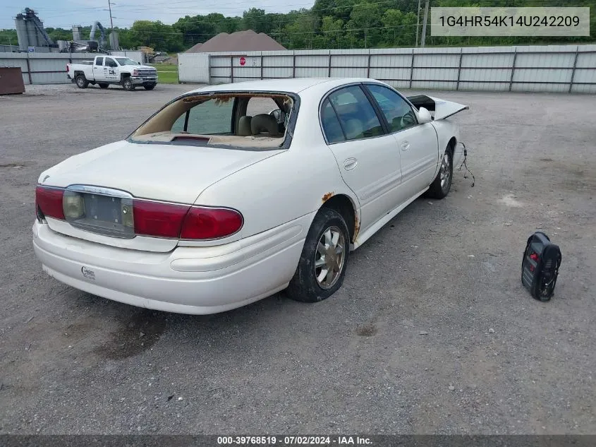 2004 Buick Lesabre Limited VIN: 1G4HR54K14U242209 Lot: 39768519