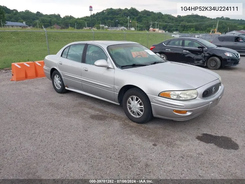 2004 Buick Lesabre Custom VIN: 1G4HP52K34U224111 Lot: 39781282