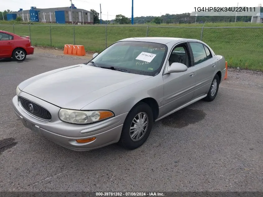 2004 Buick Lesabre Custom VIN: 1G4HP52K34U224111 Lot: 39781282