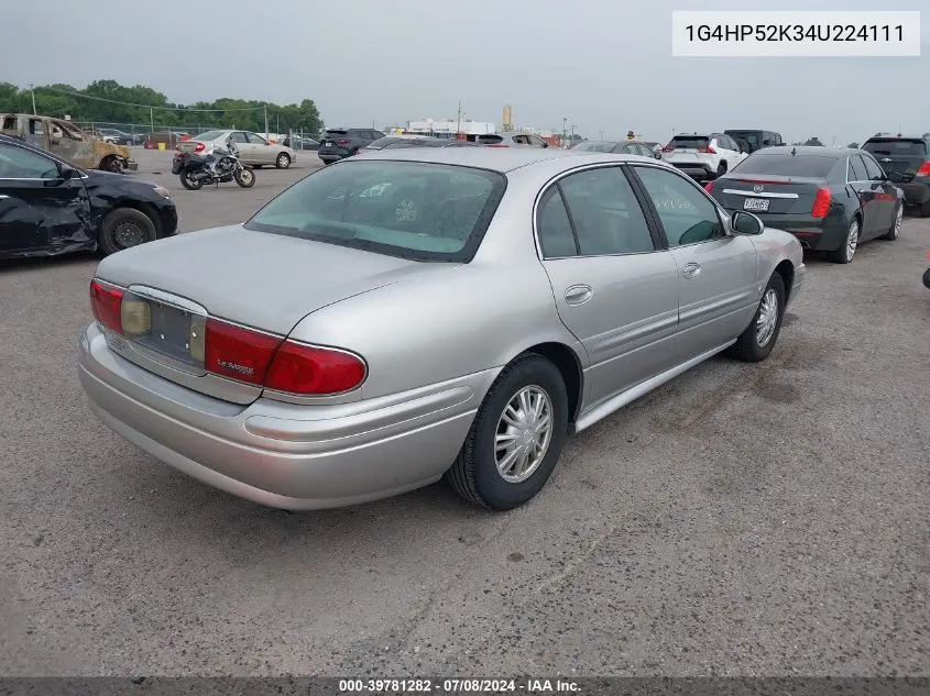 2004 Buick Lesabre Custom VIN: 1G4HP52K34U224111 Lot: 39781282