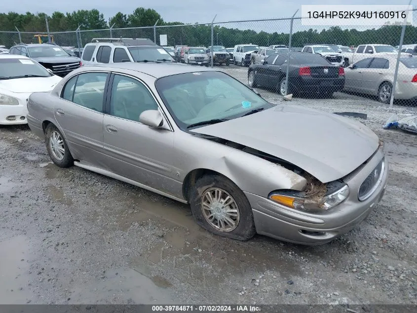 2004 Buick Lesabre Custom VIN: 1G4HP52K94U160916 Lot: 39784871