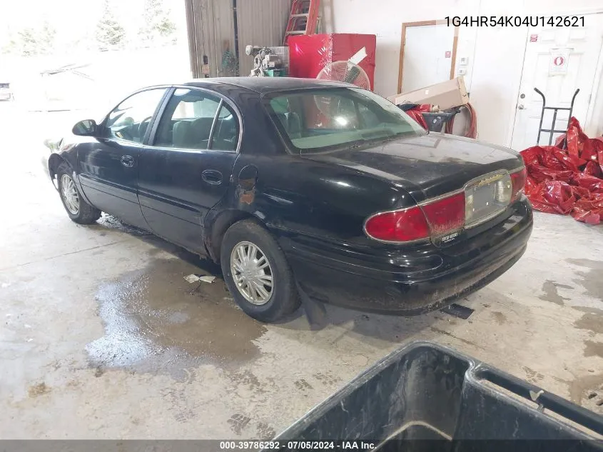 2004 Buick Lesabre Limited VIN: 1G4HR54K04U142621 Lot: 39786292