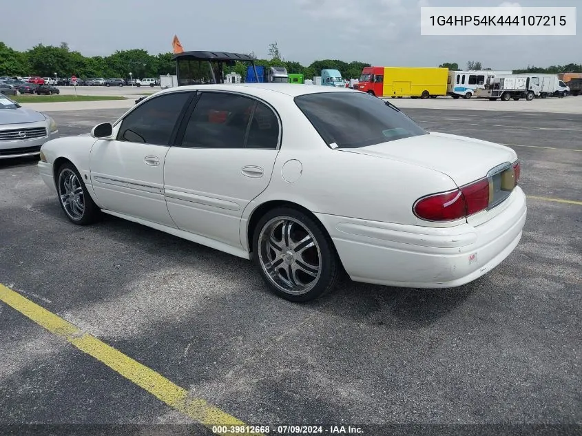 2004 Buick Lesabre Custom VIN: 1G4HP54K444107215 Lot: 39812668