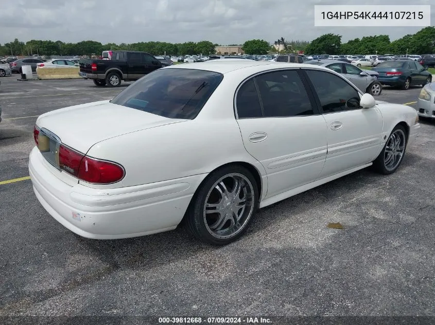 2004 Buick Lesabre Custom VIN: 1G4HP54K444107215 Lot: 39812668