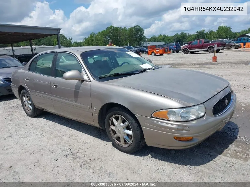 2004 Buick Lesabre Limited VIN: 1G4HR54KX4U232942 Lot: 39833376