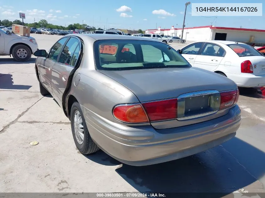 2004 Buick Lesabre Limited VIN: 1G4HR54K144167026 Lot: 39833501