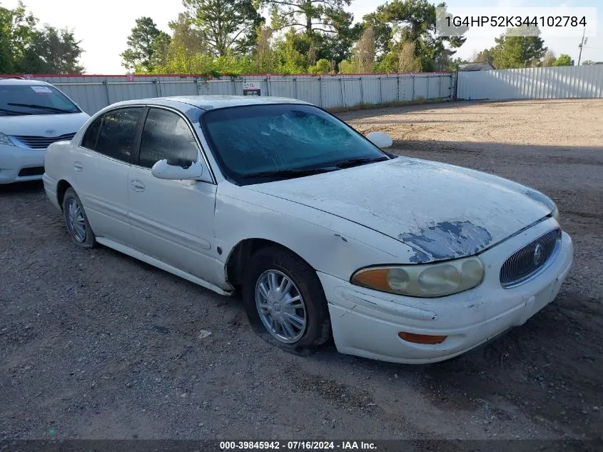 2004 Buick Lesabre Custom VIN: 1G4HP52K344102784 Lot: 39845942