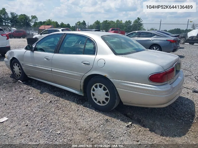 1G4HP52K644136489 2004 Buick Lesabre Custom