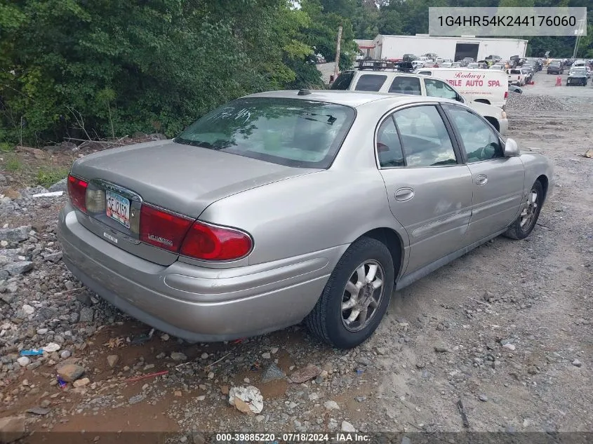 2004 Buick Lesabre Limited VIN: 1G4HR54K244176060 Lot: 39885220