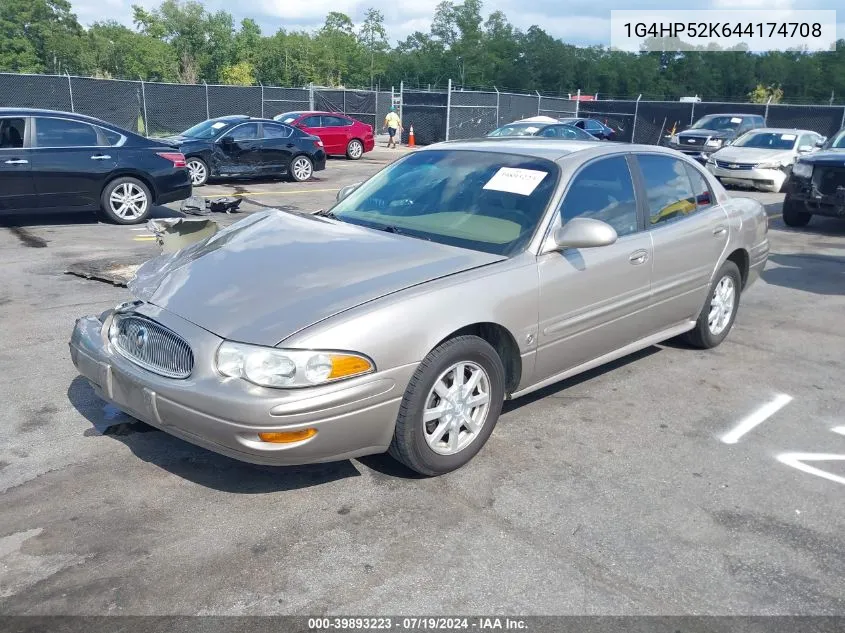 2004 Buick Lesabre Custom VIN: 1G4HP52K644174708 Lot: 39893223